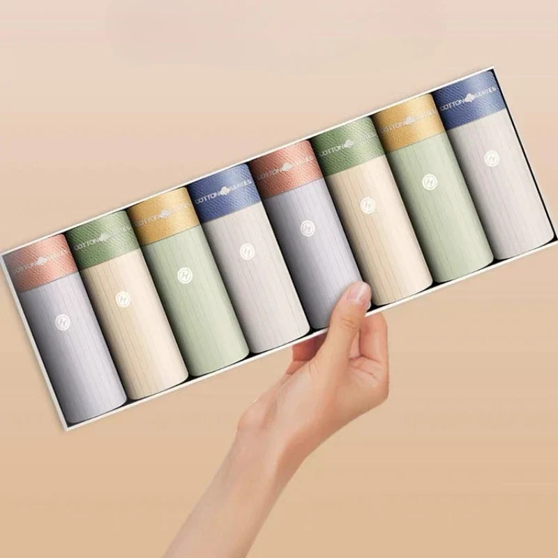 8 CALZONCILLOS DE ALGODÓN TRANSPIRABLE | KHARESS